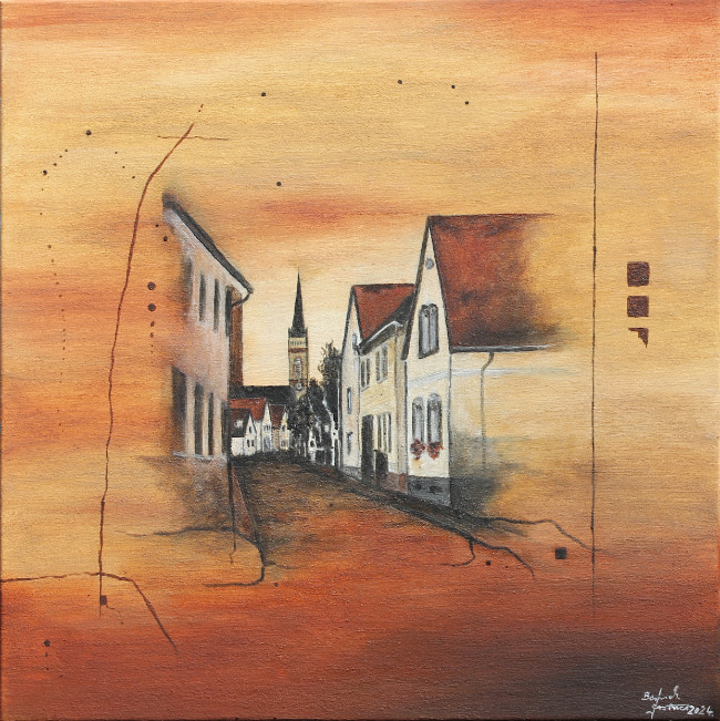 Bernd Gerstner | Künstler | Heddesheim | Neue Arbeiten | "Beindstraße Heddesheim"