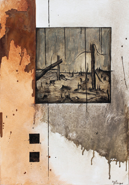 Bernd Gerstner | Künstler | Heddesheim | Verletzte Seelen | Krieg | "Die Natur", 2008