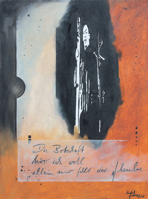 Bernd Gerstner | Künstler | Heddesheim | Faust | "Die Botschaft hör ich wohl..."