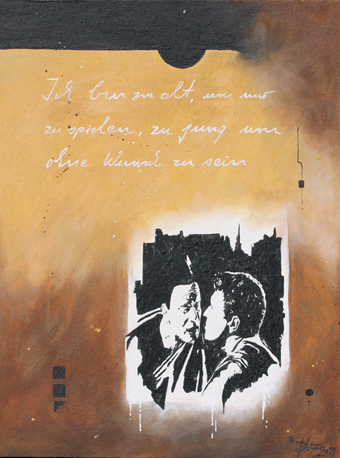 Bernd Gerstner | Künstler | Heddesheim | Faust | "Ich bin zu alt"