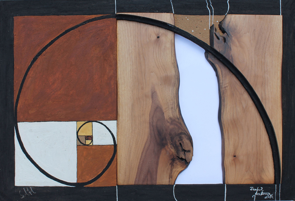 Bernd Gerstner | Künstler | Heddesheim | Erde an Holz | "Fraktal"