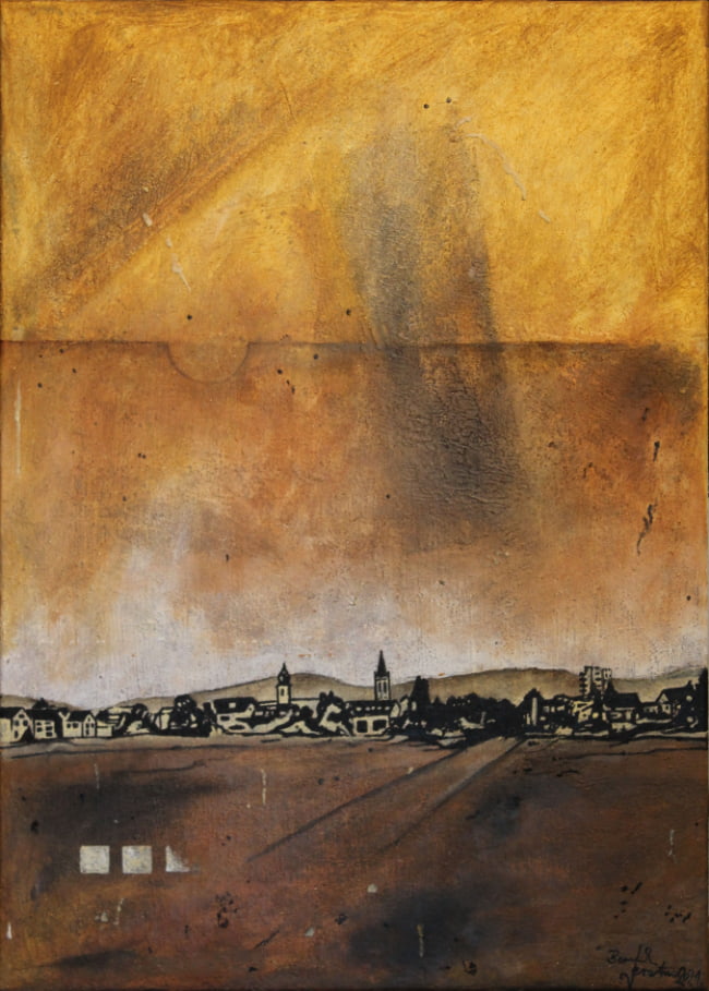 Bernd Gerstner | Künstler | Heddesheim | Erdbilder | "Heddesheim", 2021