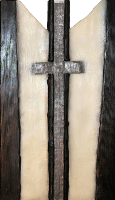 Bernd Gerstner | Künstler | Heddesheim | Neue Arbeiten | "Kreuz in Wachs"