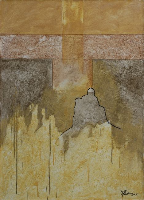 Bernd Gerstner | Künstler | Heddesheim | Erdbilder | "Pieta", 2005