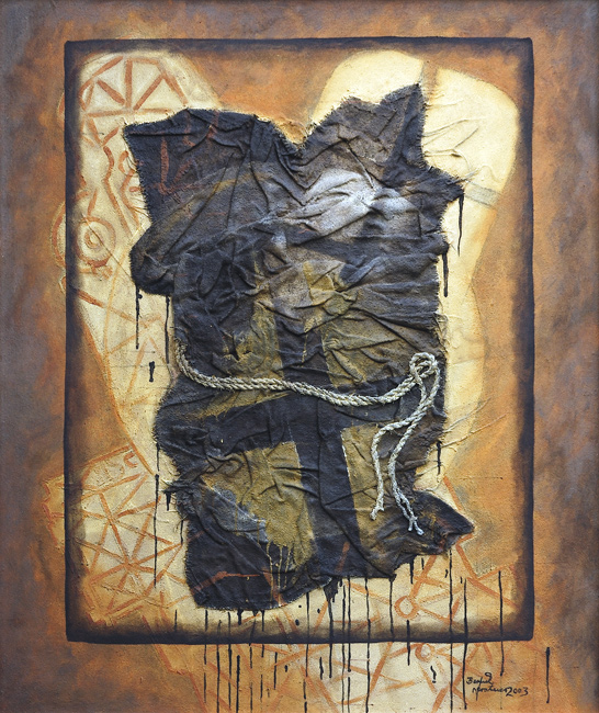 Bernd Gerstner | Künstler | Heddesheim | Erdbilder | "Reliquie", 2003