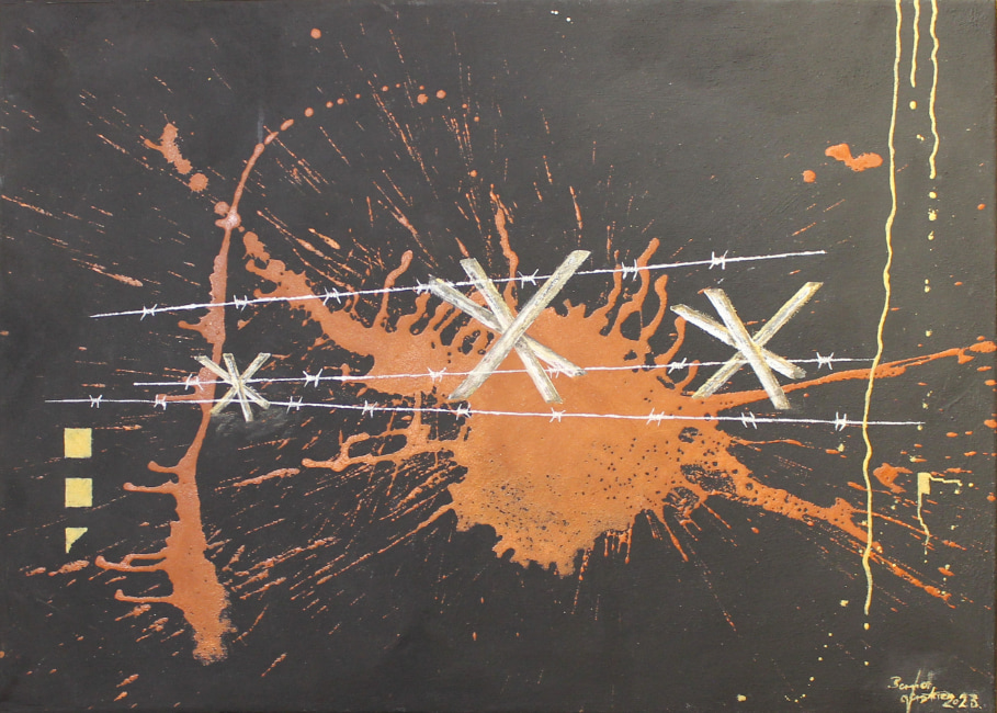 Bernd Gerstner | Künstler | Heddesheim | Neue Arbeiten | "Sperre"