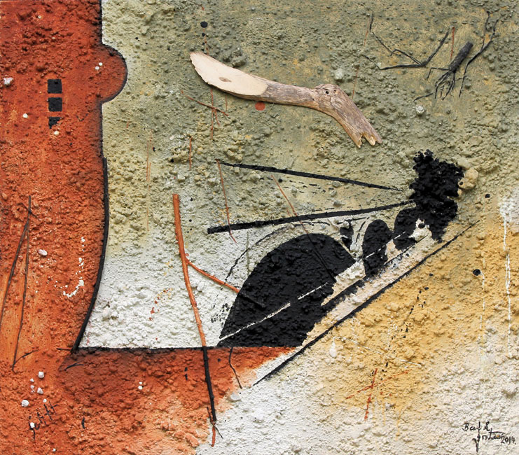 Bernd Gerstner | Künstler | Heddesheim | Spurensuche | "Sieben Brücken"