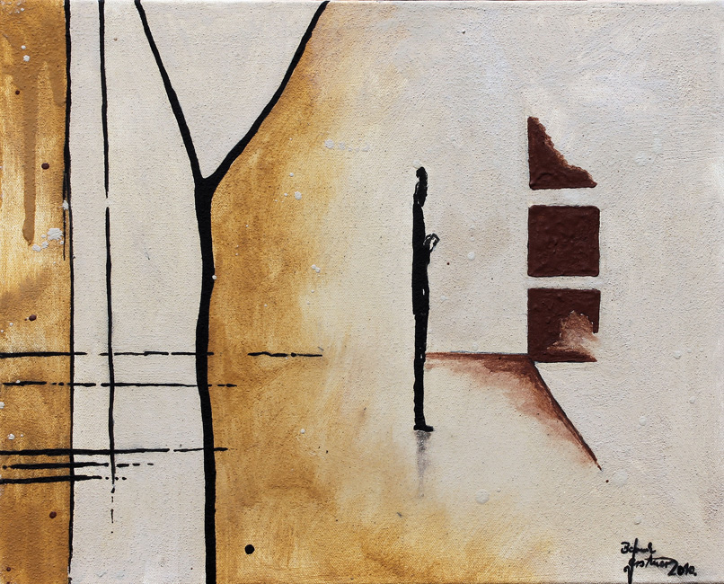 Bernd Gerstner | Künstler | Heddesheim | Erdbilder | "Zwischenraum", 2010