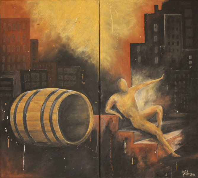 Bernd Gerstner | Künstler | Heddesheim | Neue Arbeiten | "Diogenes"