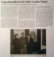 Bernd Gerstner | Presse | 2006 | Mannheimer Morgen