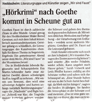 Bernd Gerstner | Künstler | Heddesheim | Presse | Okt. 2015