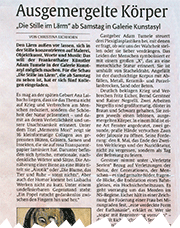 Bernd Gerstner | Künstler | Heddesheim | Presse | Rheinpfalz, 29.05.2019