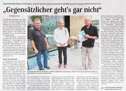 Bernd Gerstner | Künstler | Heddesheim | Presse | Mannheimer Morgen 14.09.2020