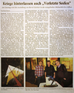 Bernd Gerstner | Künstler | Heddesheim | Presse | RNZ, 04.11.2022