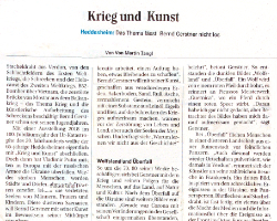 Bernd Gerstner | Künstler | Heddesheim | Presse | Krieg und Kunst | Mannheimer Morgen, 06.02.2023