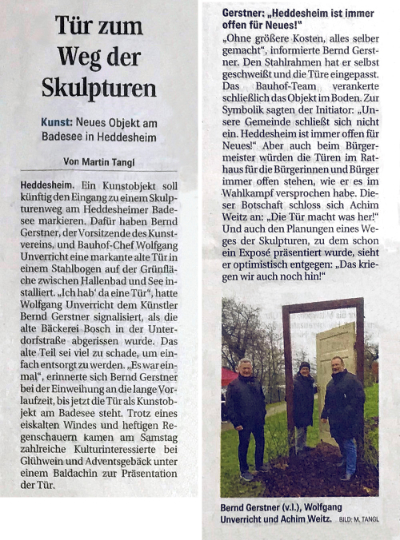 Bernd Gerstner | Künstler | Heddesheim | Presse | 10.12.2024