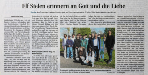 Bernd Gerstner | Künstler | Heddesheim | Presse | 14.04.2025