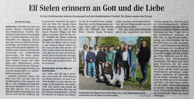 Bernd Gerstner | Künstler | Heddesheim | Presse | 14.04.2025