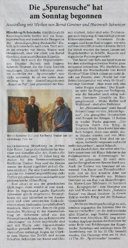 Bernd Gerstner | Künstler | Heddesheim | Presse | 17.06.2025