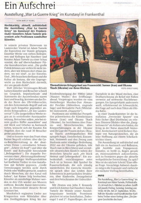 Bernd Gerstner | Künstler | Heddesheim | Presse | 09.09.2025