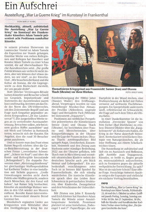 Bernd Gerstner | Künstler | Heddesheim | Presse | 09.09.2025