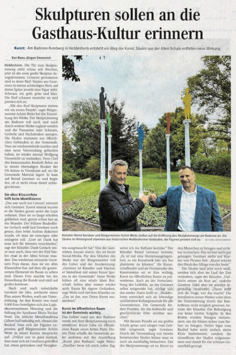 Bernd Gerstner | Künstler | Heddesheim | Presse | 27.09.2025