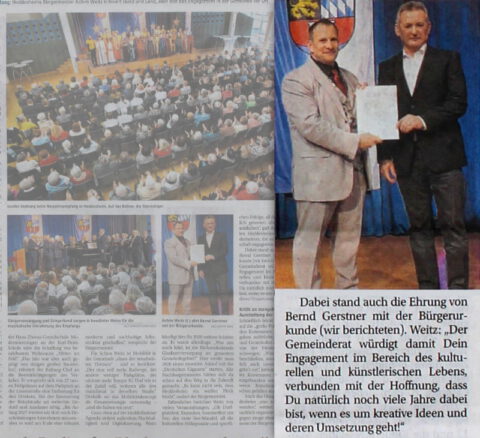 Bernd Gerstner | Künstler | Heddesheim | Presse | 2026