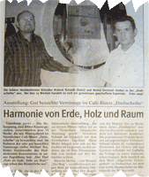 Bernd Gerstner + Roland Schmitt | Künstler | Heddesheim | Presse | 2006