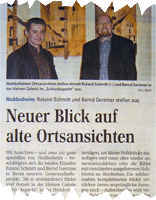 Bernd Gerstner + Roland Schmitt | Künstler | Heddesheim | Presse | 2008