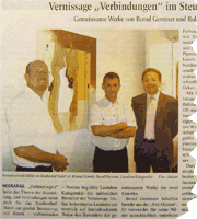 Bernd Gerstner + Roland Schmitt | Künstler | Heddesheim | Presse | 2009