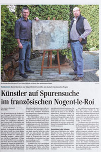 Bernd Gerstner + Roland Schmitt | Künstler | Heddesheim | Presse | 2014